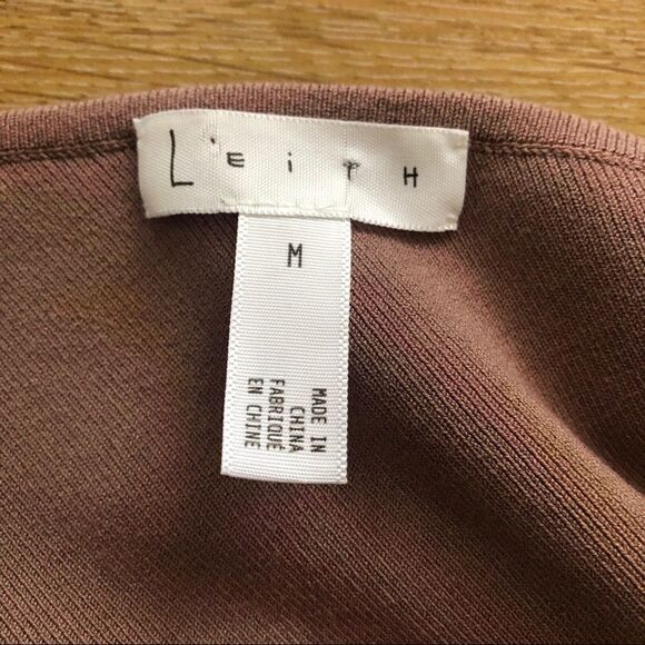 Leith Bandage Tan Taupe Dress (Size: Medium) - Picture 7 of 8